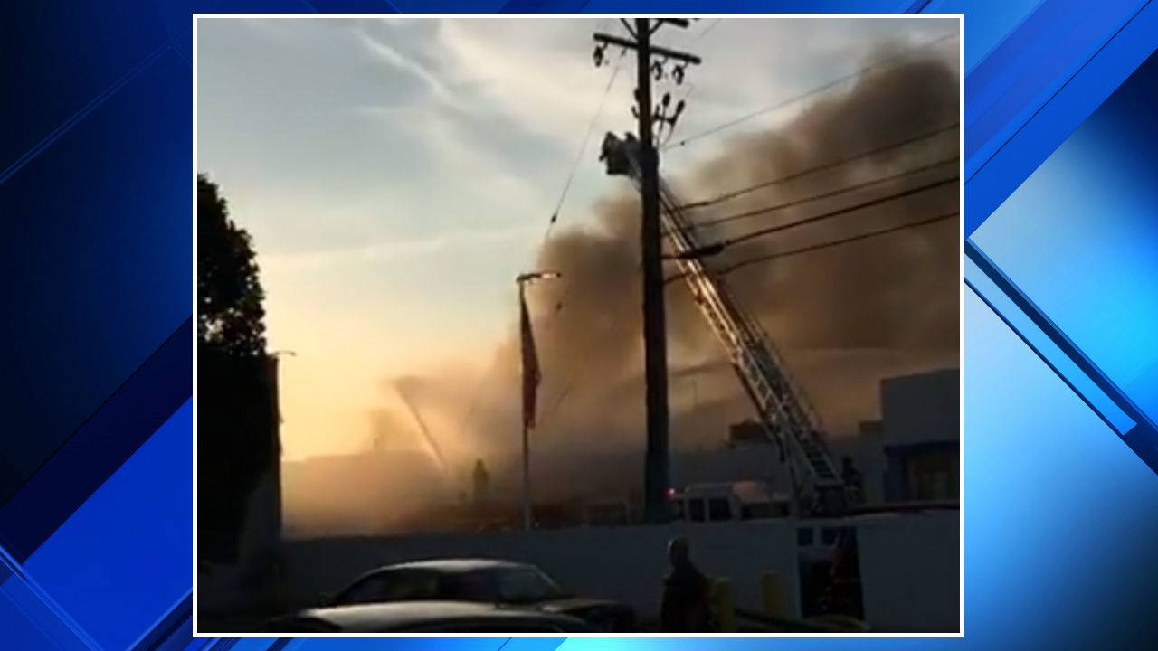 Massive Fire Burns At Buff Whelan Chevrolet Dealership In